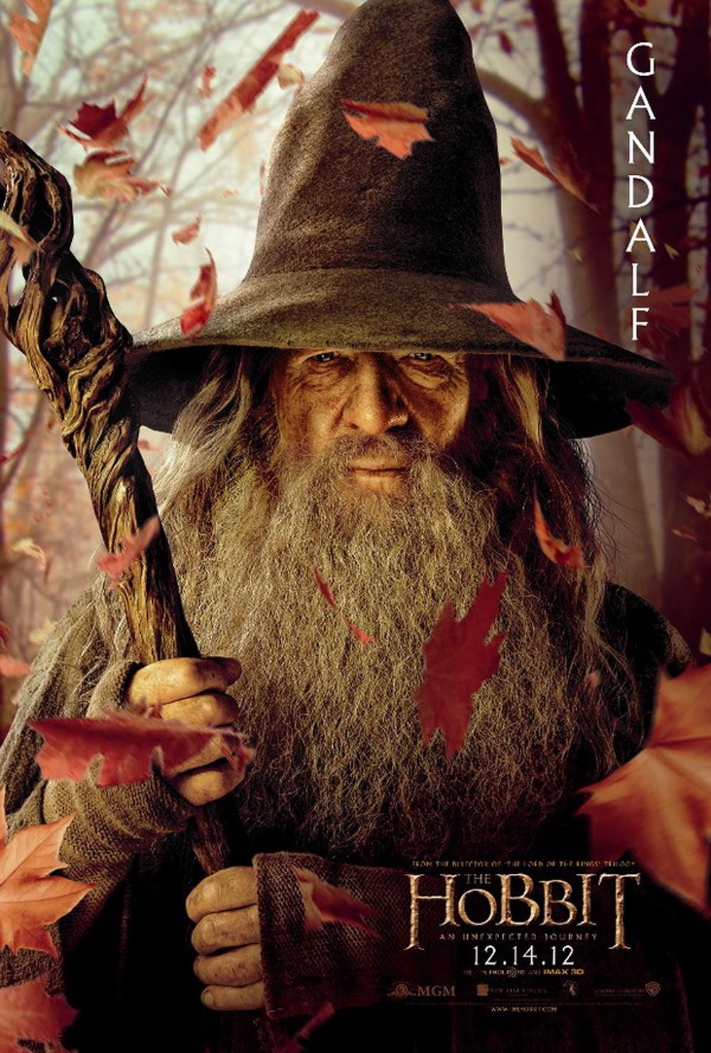 Mini Poster 40cm x 50cm new and sealed The Hobbit Unexpected Journey Gandalf 