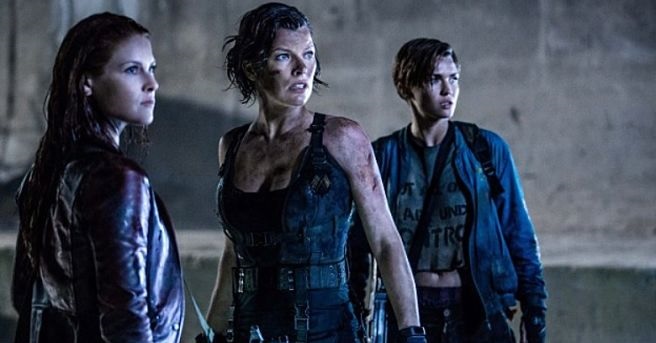 Resident Evil: The Final Chapter Ali Larter Milla Jovovich Ruby Rose