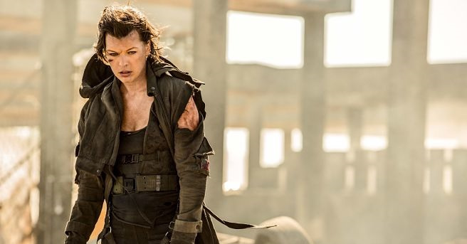 Resident Evil The Final Chapter set visit Milla Jovovich Alice