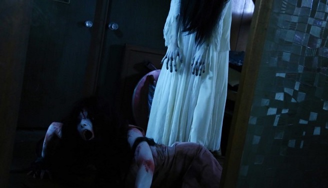 Sadako vs Kayako movie review the ring the grudge