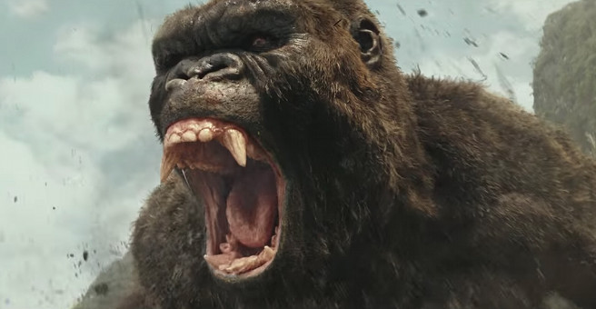 Kong Skull Island movie review Tom Hiddleston Brie Larson Samuel Jackson