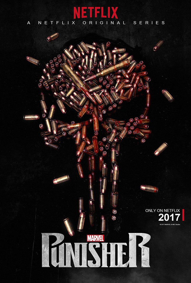 The Punisher 11X17 Netflix TV Poster Bullets 
