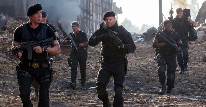 The Expendables 3 Sylvester Stallone Randy Couture Antonio Banderas Jason Statham Wesley Snipes Dolph Lundgren