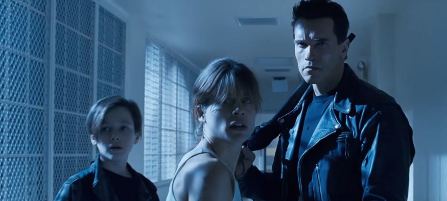Terminator 2 Edward Furlong Linda Hamilton Arnold Schwarzenegger