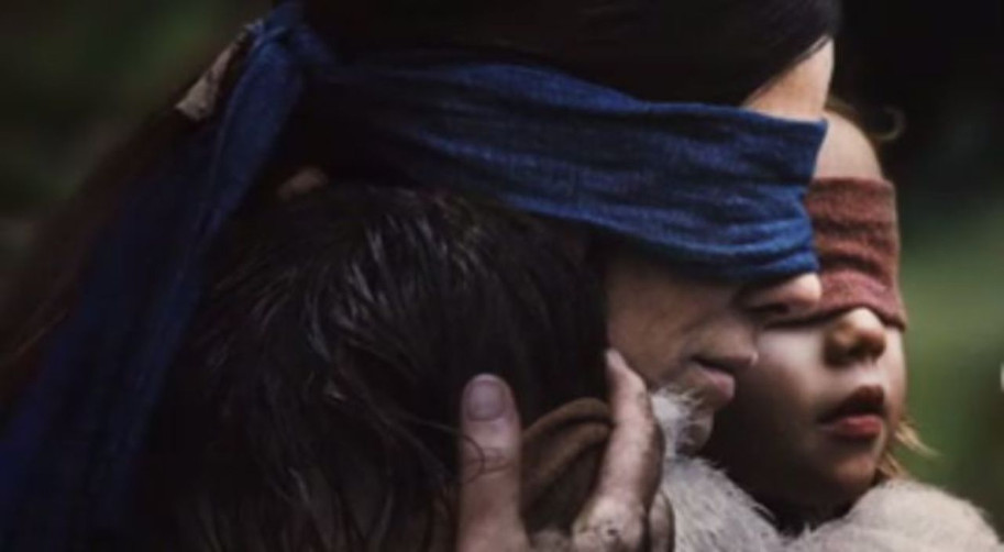 it's the booze talkin bird box netflix sandra bullock john malkovich trevante rhodes john malkovich sarah paulson horror aith joblo.com arrow in the head