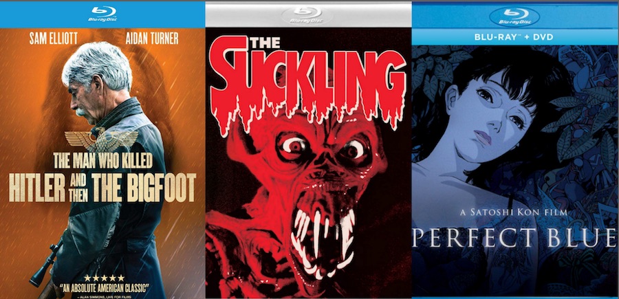 perfect blue, the suckling, The Man Who Killed Hitler and then The Bigfoot 