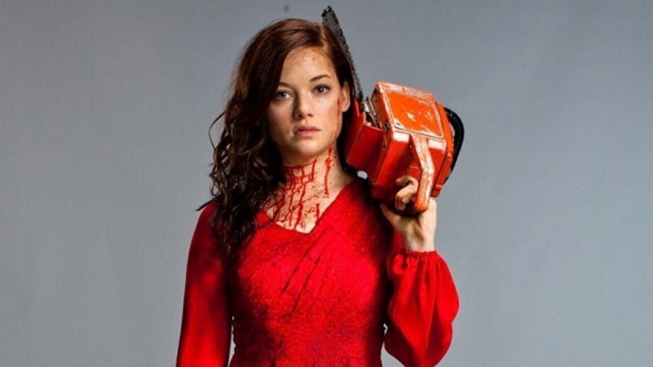 Evil Dead Rise stars pictured with their Evil Dead blood sister Jane Levy -  IMDb