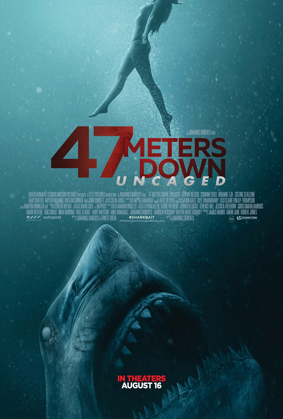 47 Meters Down: Uncaged, Horror, Johannes Roberts