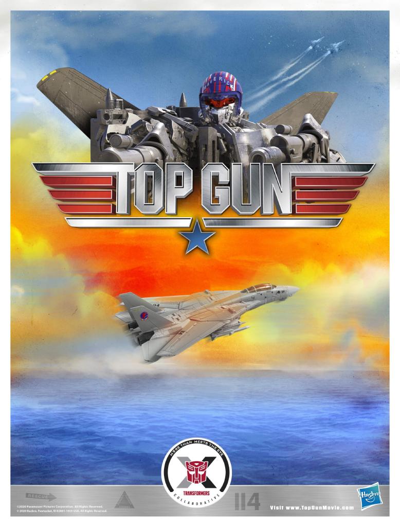 Hasbro 2020 Transformers X Top Gun Maverick F14 Tomcat Figure for sale online 
