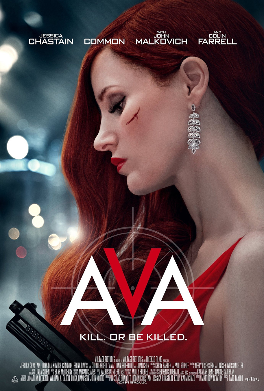 Ava, Jessica Chastain, poster