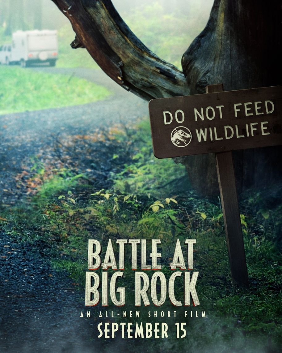 Battle at Big Rock, Jurassic World, poster