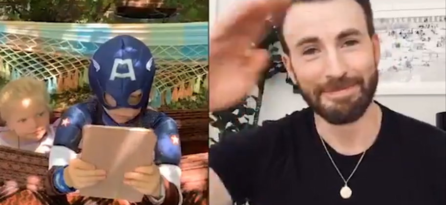 Chris Evans, Bridger Walker, Captain America, hero