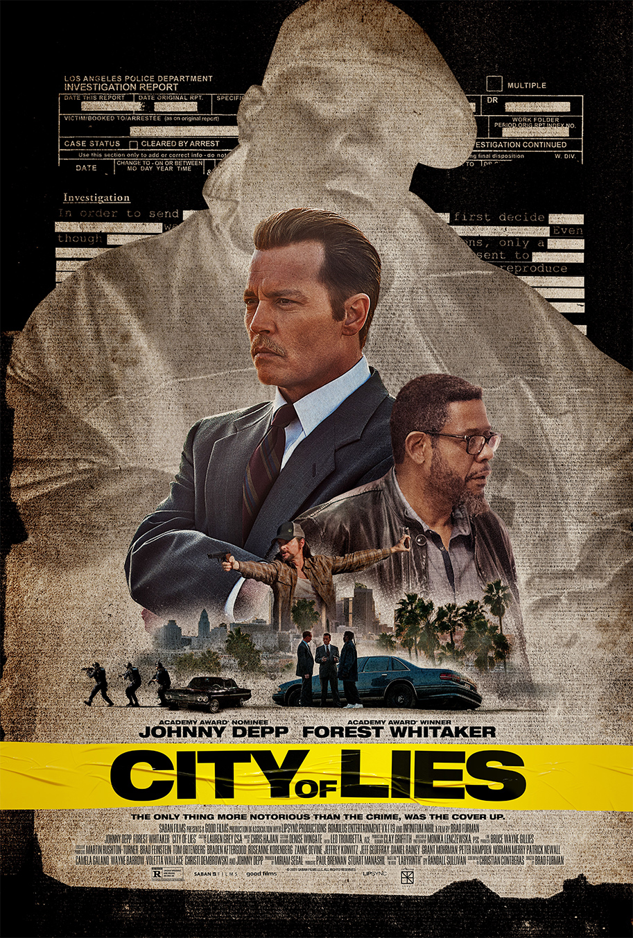City of Lies, Forest Whitaker, Johnny Depp, poster