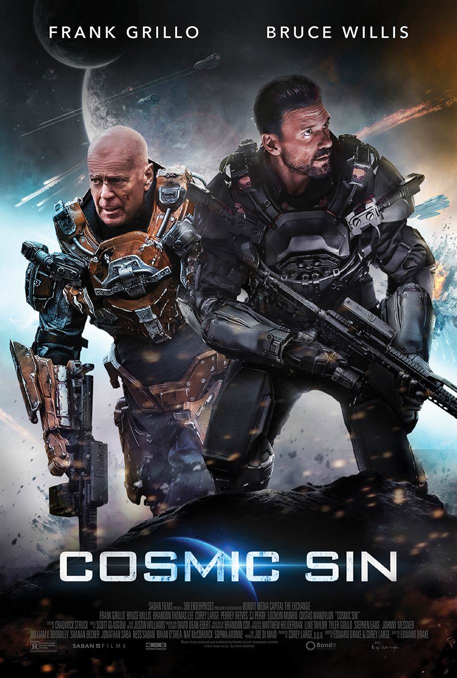 Cosmic Sin, poster, Bruce Willis, Frank Grillo