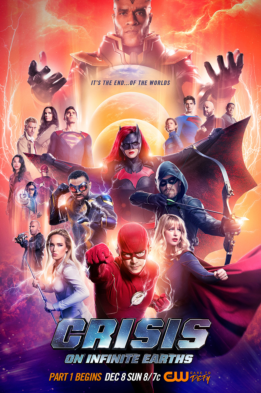 Crisis on Infinite Earths, The CW, poster