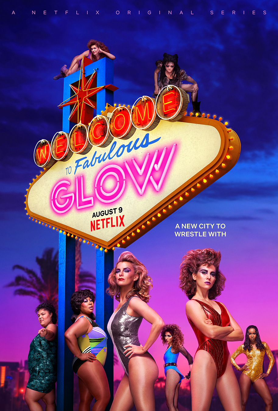 Glow, Netflix, poster
