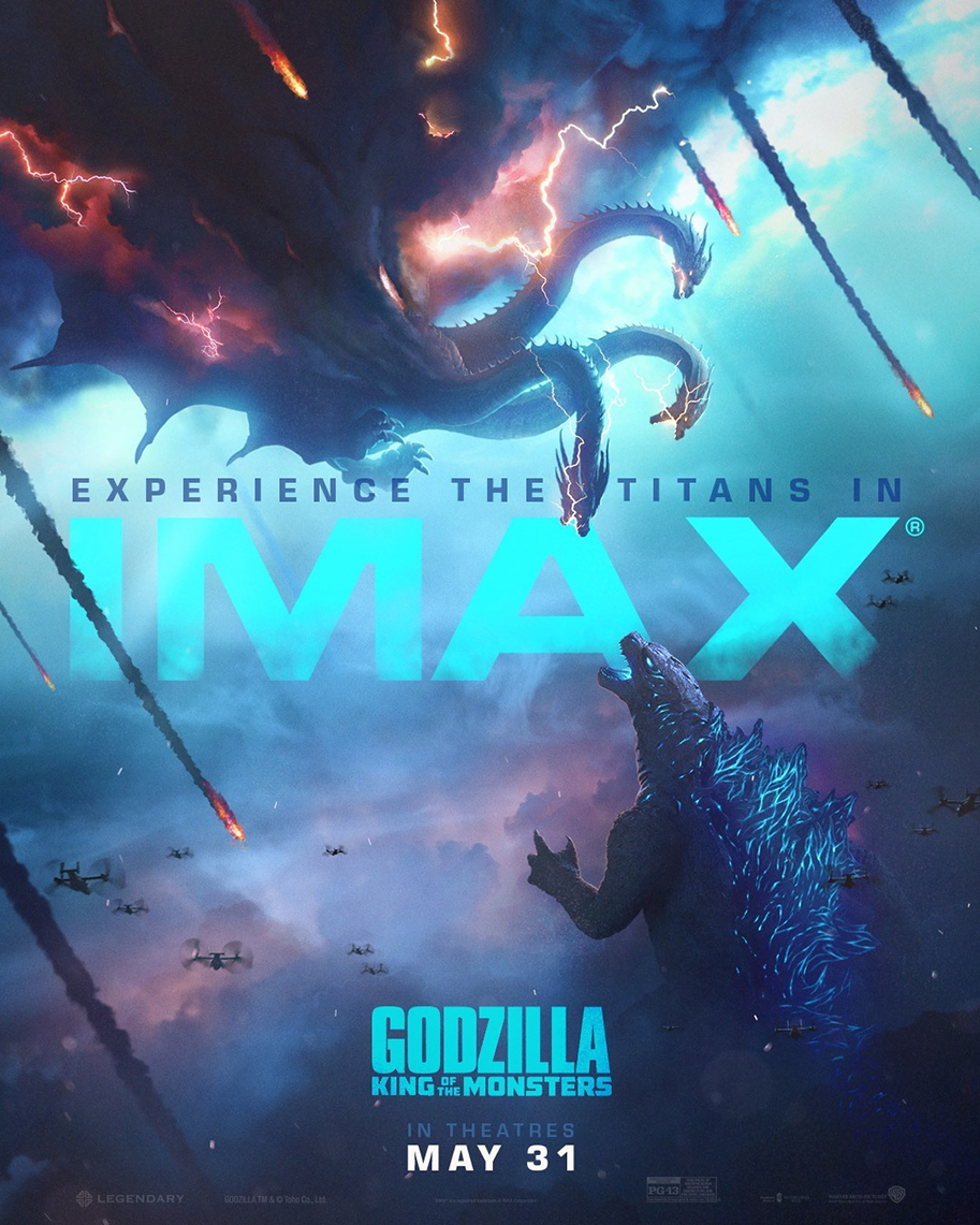 Godzilla: King of the Monsters, IMAX, poster