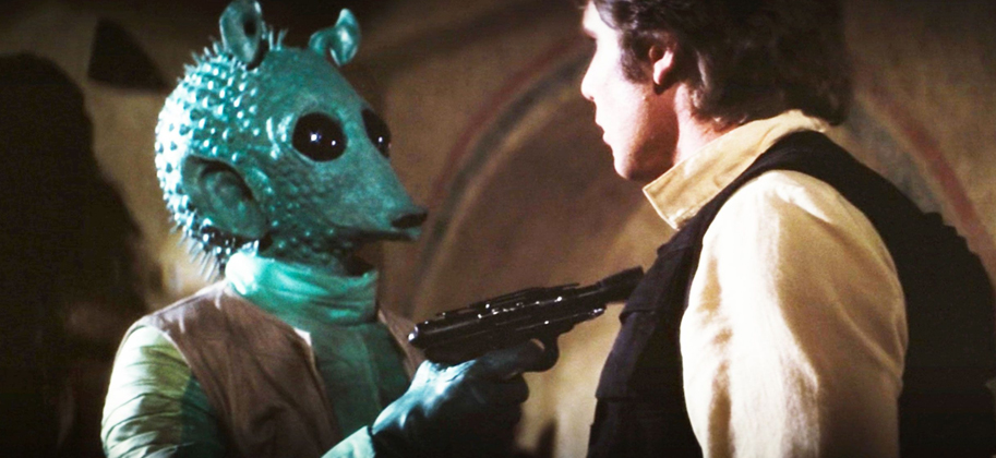 Greedo, Han Solo, Star Wars, Maclunkey