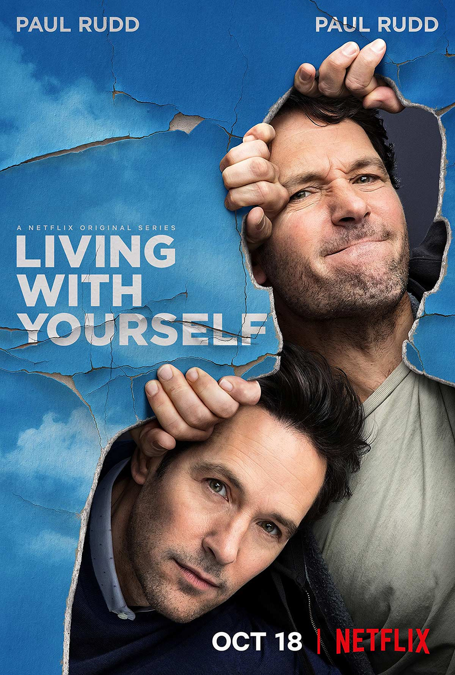 Living with Yourself, Paul Rudd, Netflix, poster