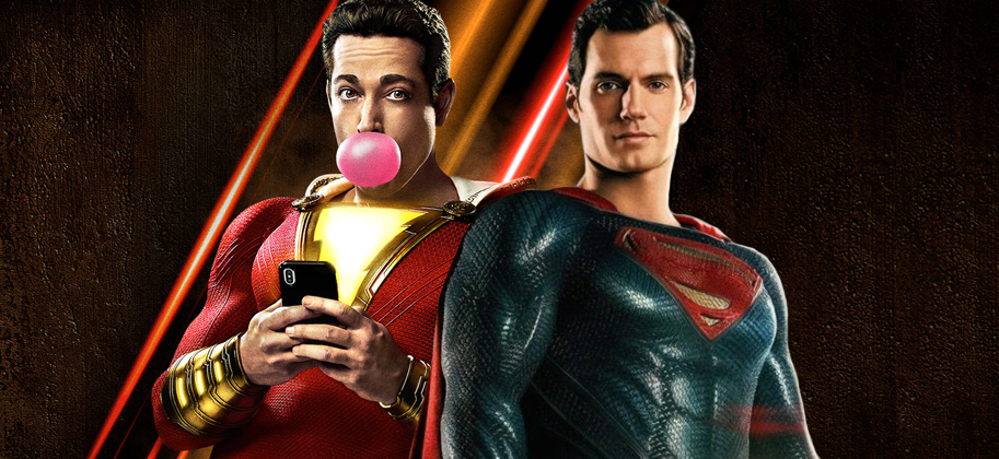 Shazam!, Superman, Henry Cavill, David F. Sandberg, Zachary Levi