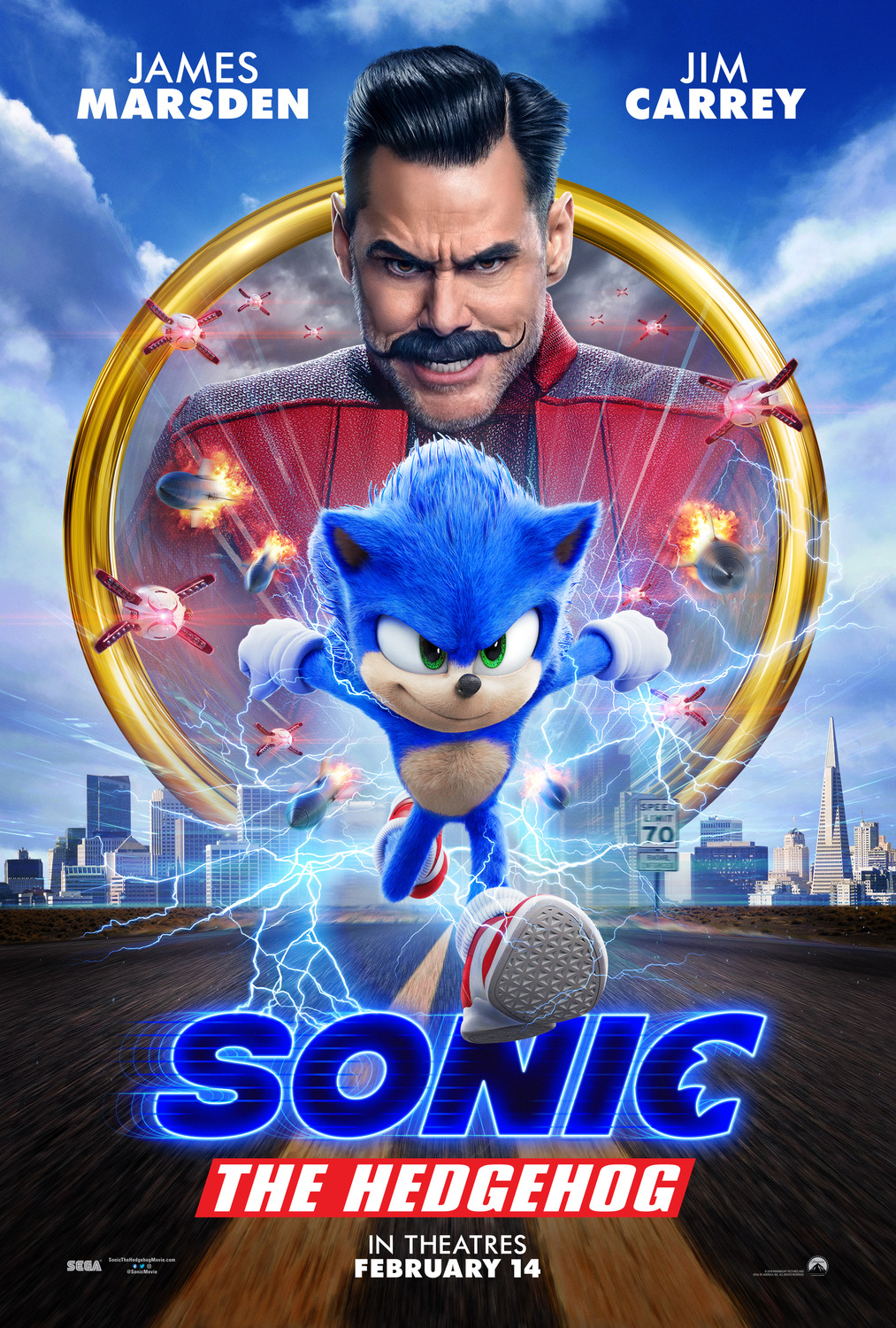 randomuser2000 on X: @premydaremy i photoshoped the sonic movie poster  with some fan art and i hope this could be the final design voor sonic in  the upcoming movie.  / X