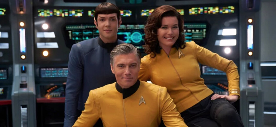 Star Trek: Strange New Worlds, Anson Mount, Ethan Peck, Rebecca Romijn