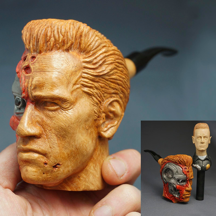 Terminator, pipe, Arnold Schwarzenegger