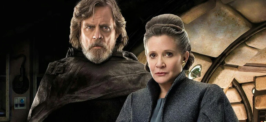 Carrie Fisher, J.J. Abrams, Star Wars: The Rise of Skywalker, Leia, Luke, Mark Hamill