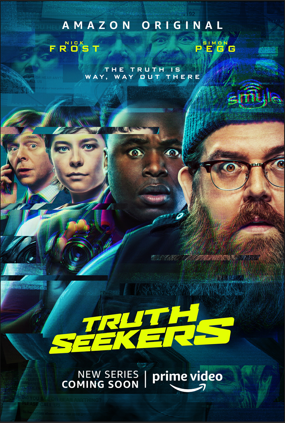 Truth Seekers, Amazon, poster, SImon Pegg, Nick Frost