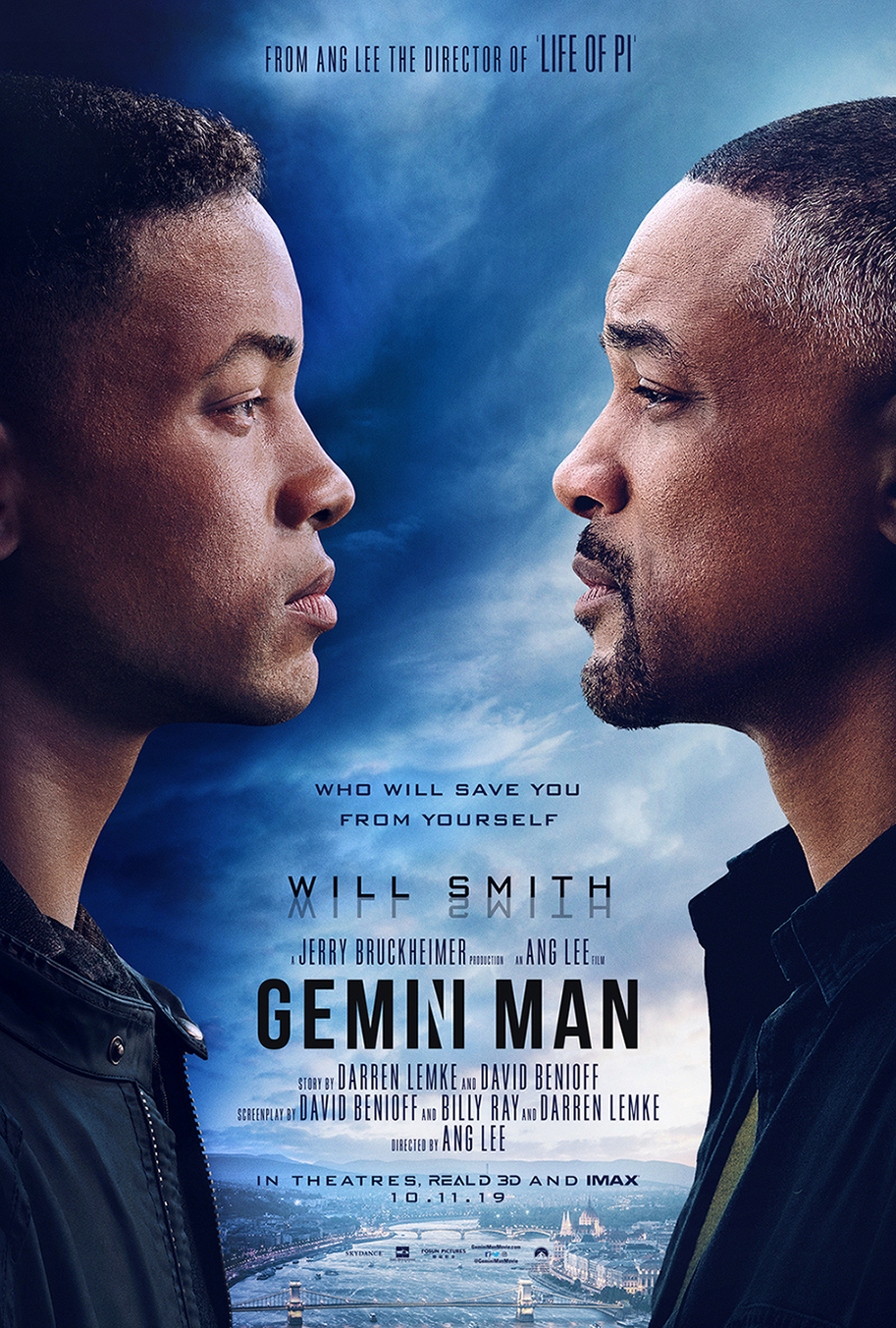 Will Smith, Gemini Man, Ang Lee, Jerry Bruckheimer, science fiction, thriller, 2019