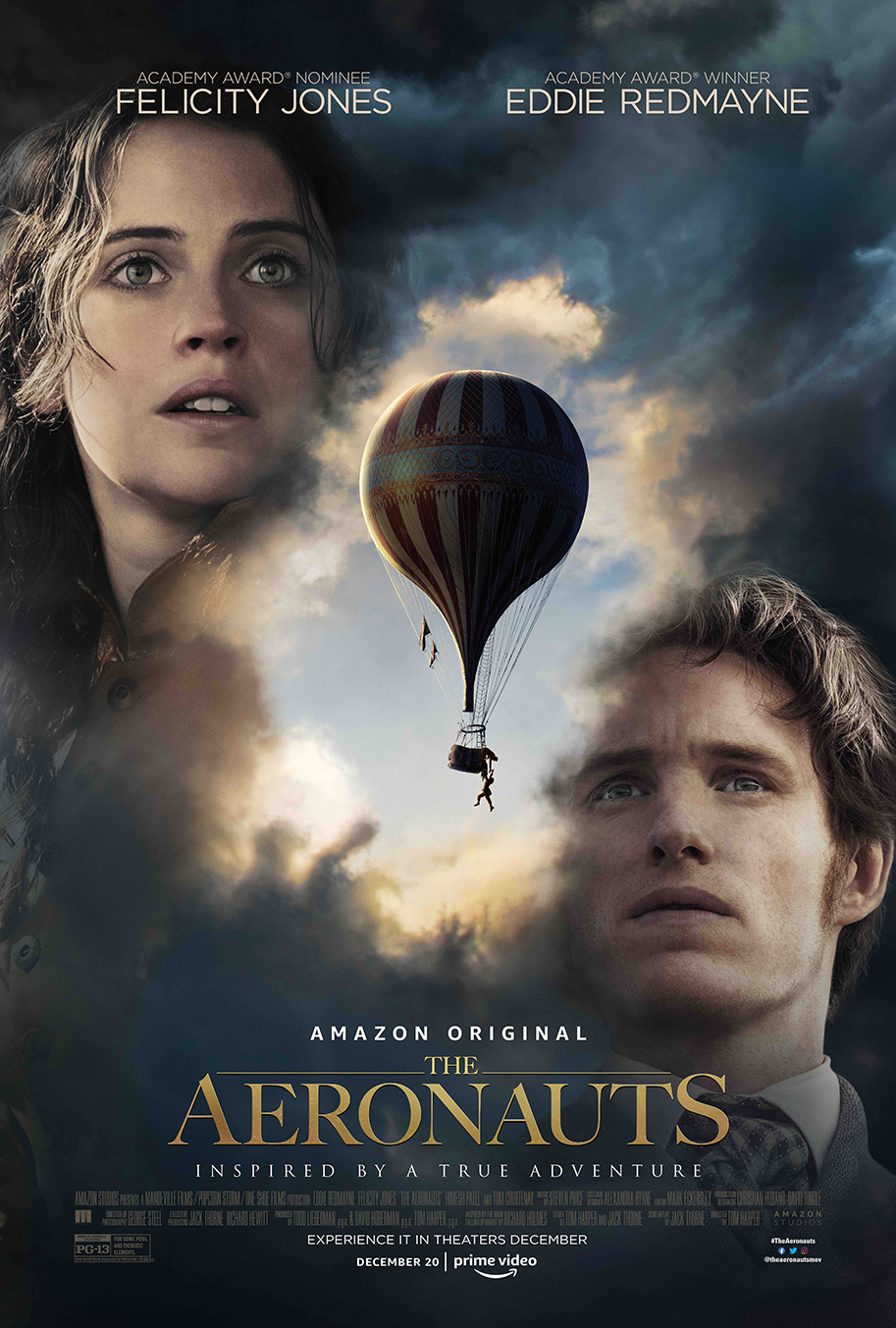 The Aeronauts, Felicity Jones, Eddie Redmayne, Amazon Studios