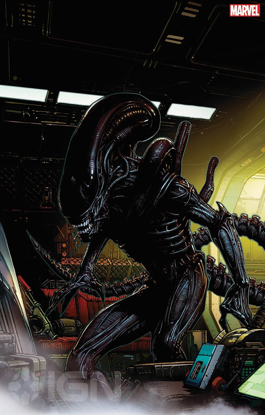 Alien, Predator, Marvel Comics, David Finch