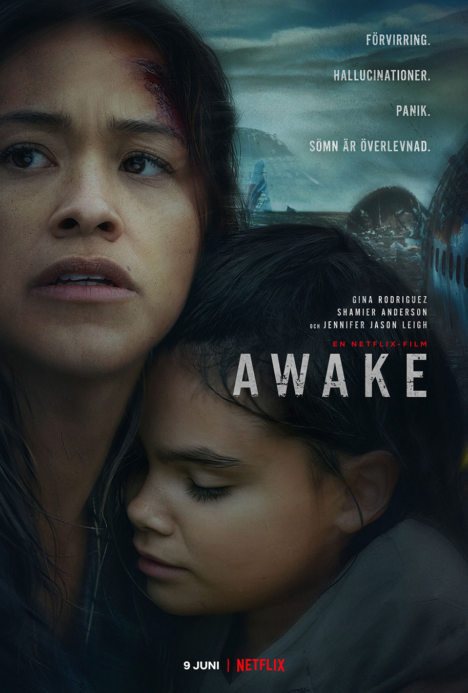 Awake, Gina Rodriguez, Netflix, thriller