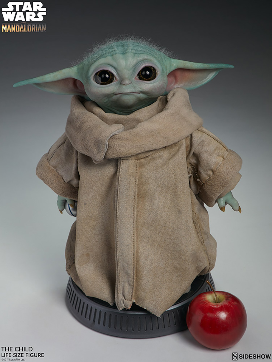 Sideshow's life-size Baby Yoda figure is now available for pre-order