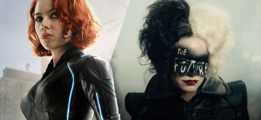 Black Widow, Cruella, Disney, Marvel Studios, superhero, Disney+