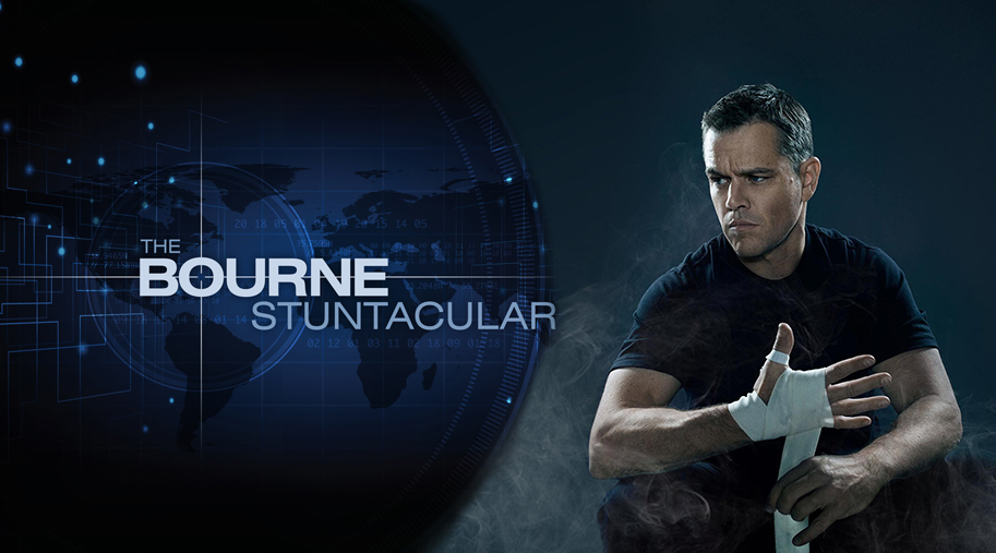Jason Bourne, Matt Damon, The Bourne Stuntacular, Universal Studios