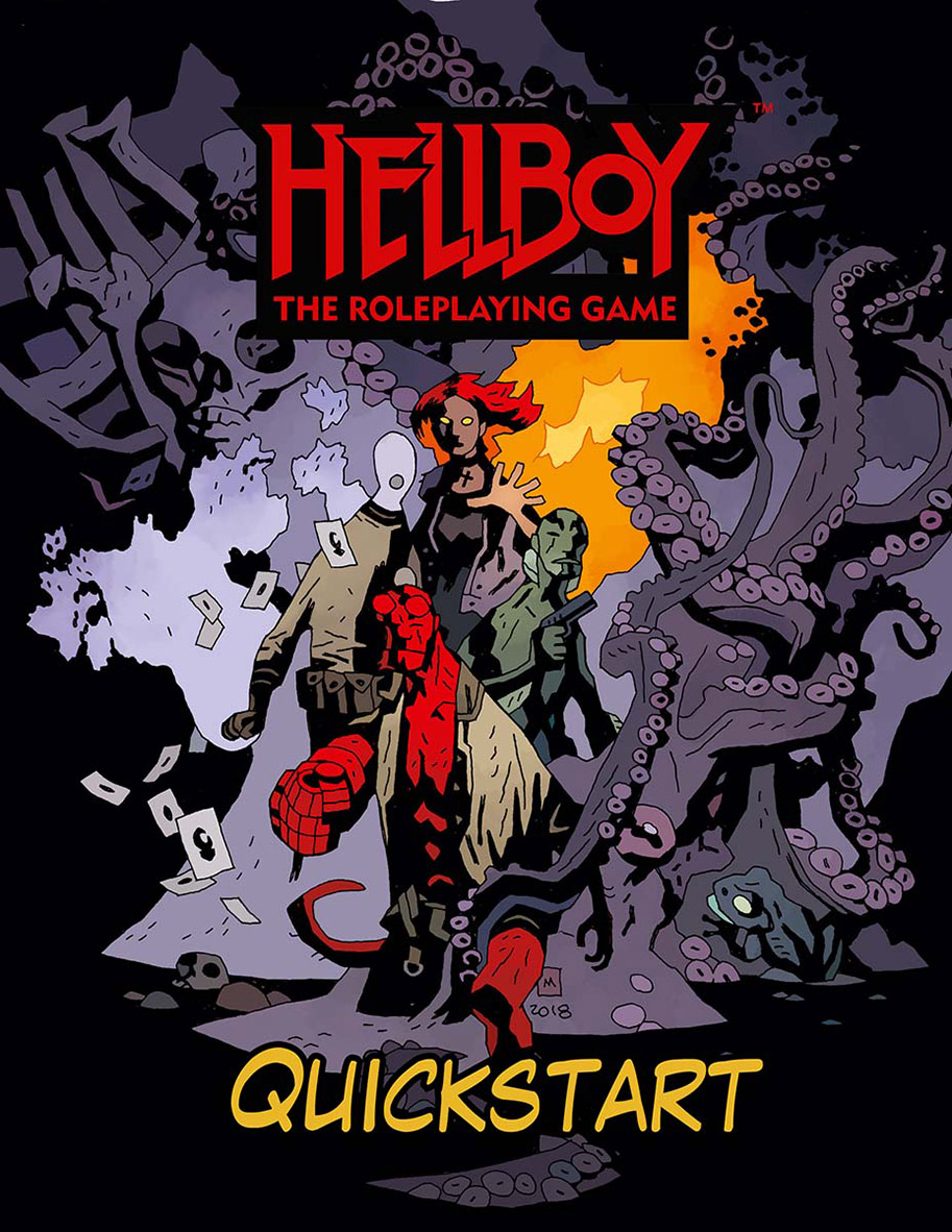 Hellboy: The Roleplaying Game, Hellboy, Dark Horse Comics, Mantic, Kickstarter