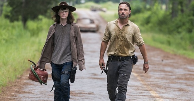 The Walking Dead Chandler Riggs Andrew Lincoln