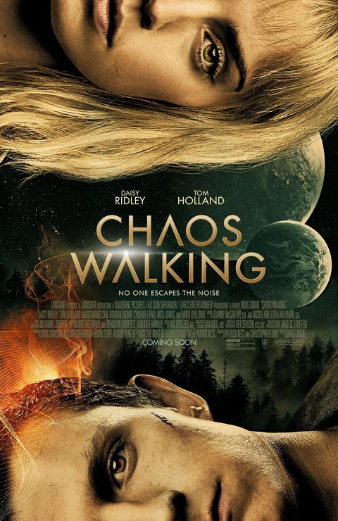 chaos walking Tom Holland, Daisy Ridley, poster