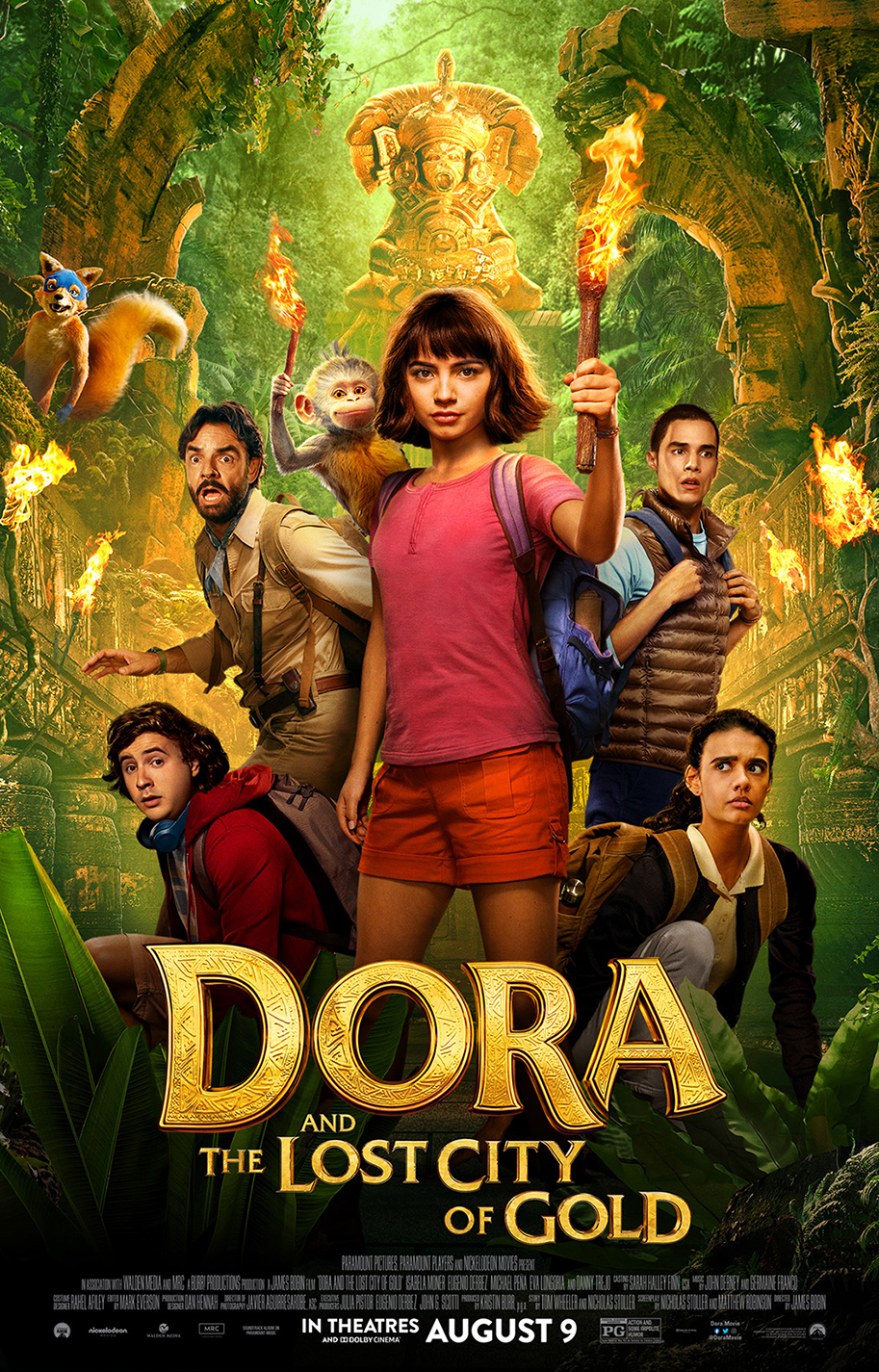 Dora and the Lost City of Gold, Isabela Moner, poster