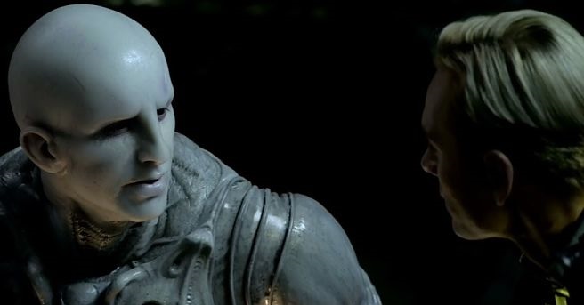Ridley Scott Prometheus Michael Fassbender