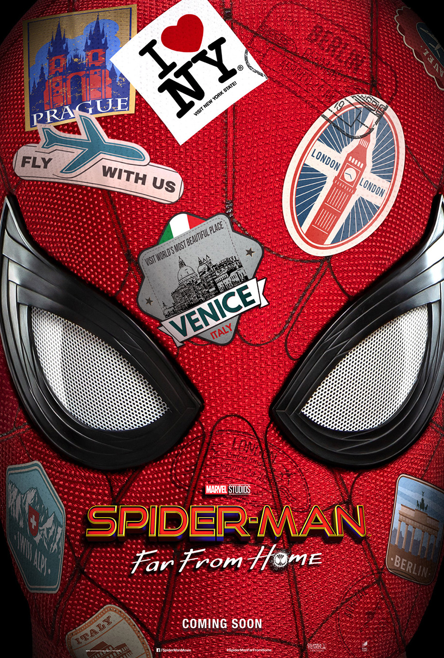 Tom Holland, Spider-Man: Far From Home, poster
