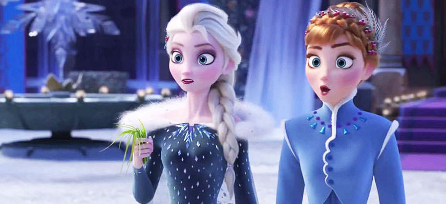 Frozen 2, brawl, Disney, animation, UK