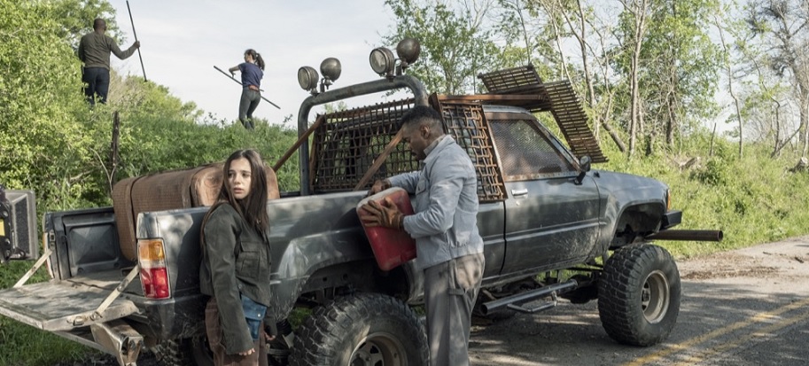 Fear the Walking Dead Lennie James Alycia Debnam-Carey Alexa Nisenson Colman Domingo