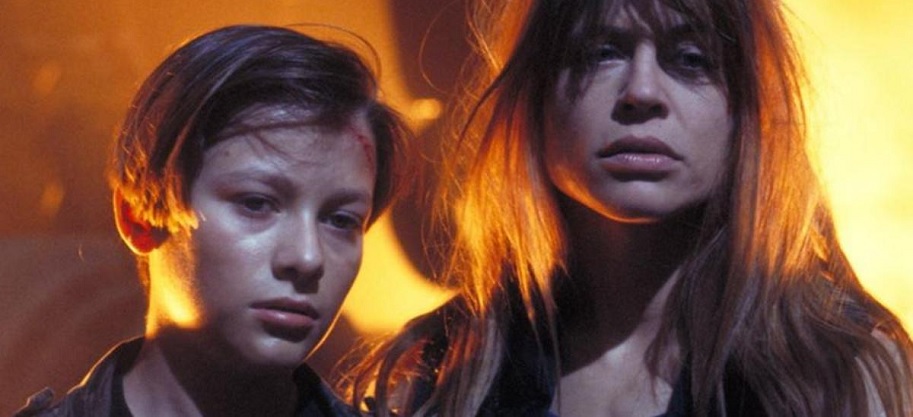 Edward Furlong Linda Hamilton Terminator 2 James Cameron