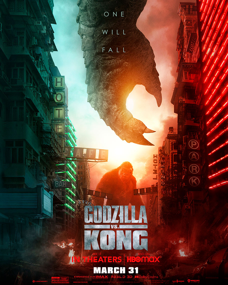 Godzilla vs. Kong, poster, HBO Max, 2021, Adam Wingard