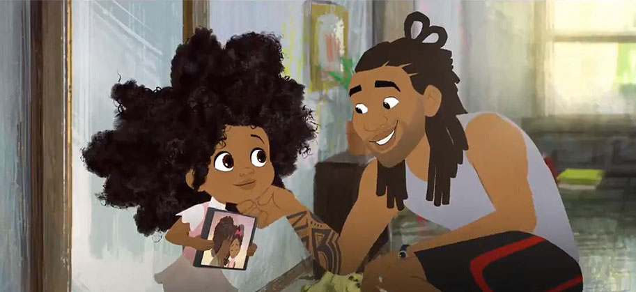 Sony, Hair Love, animation, short