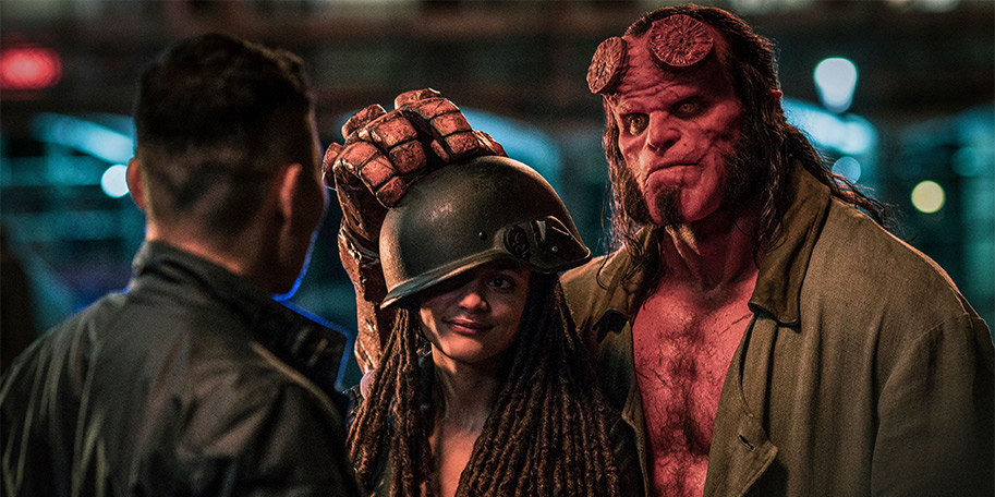 hellboy, david harbour, chocolate