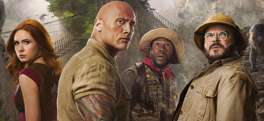 Jumanji: The Next Level, Dwayne Johnson, Jack Black, Kevin Hart, Karen Gillan