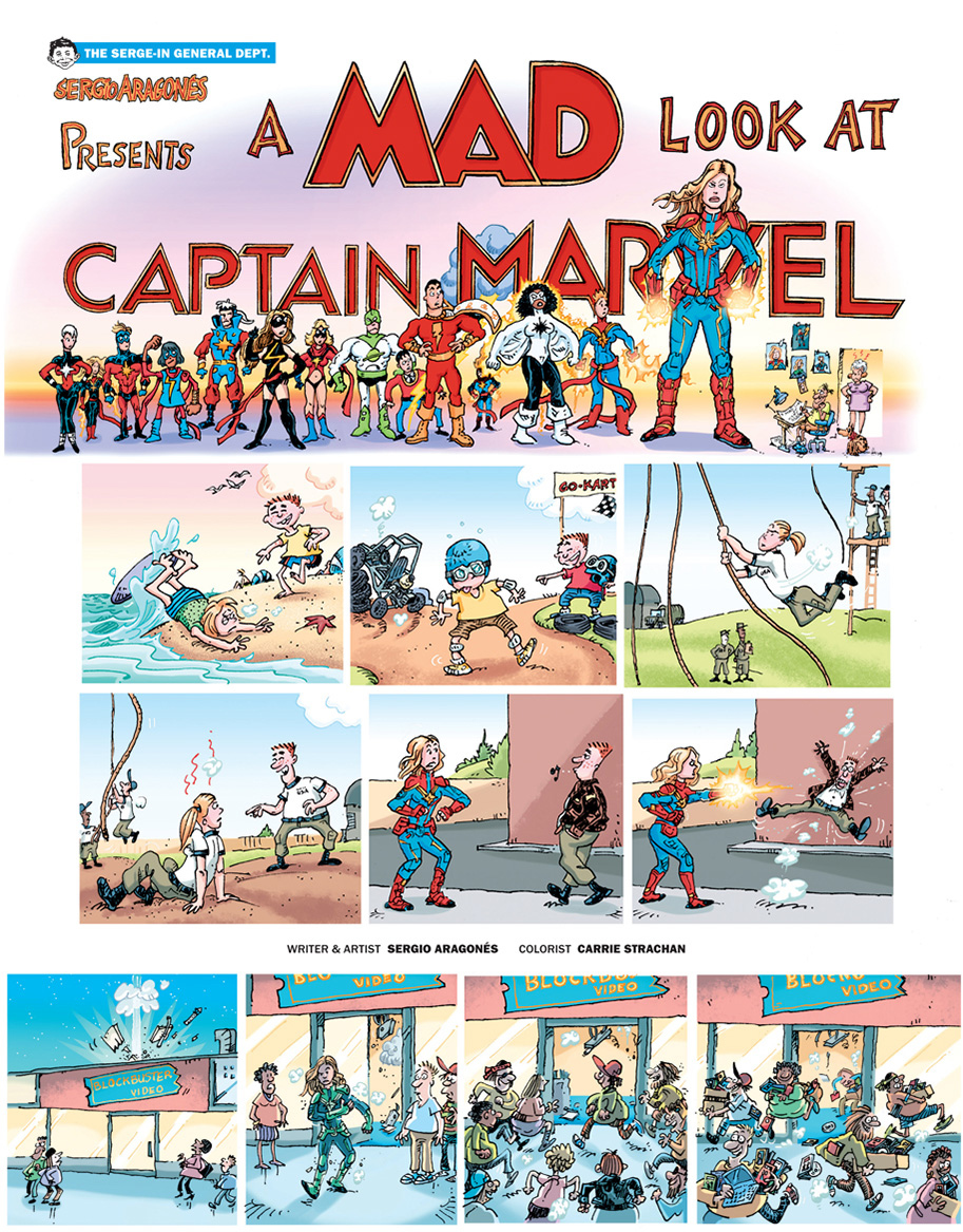 Mad Magazine, Captain Marvel, Marvel